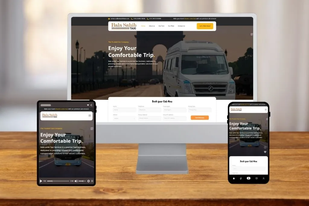 Bala Sahib Taxi Website
